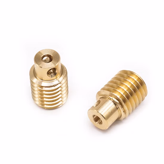 Shenzhen Custom Brass Part Manufacturing CNC Precision Turning Brass Contact Pin Machining Nozzle Adapter Holder Pipe Threaded Brass Hose Fitting
